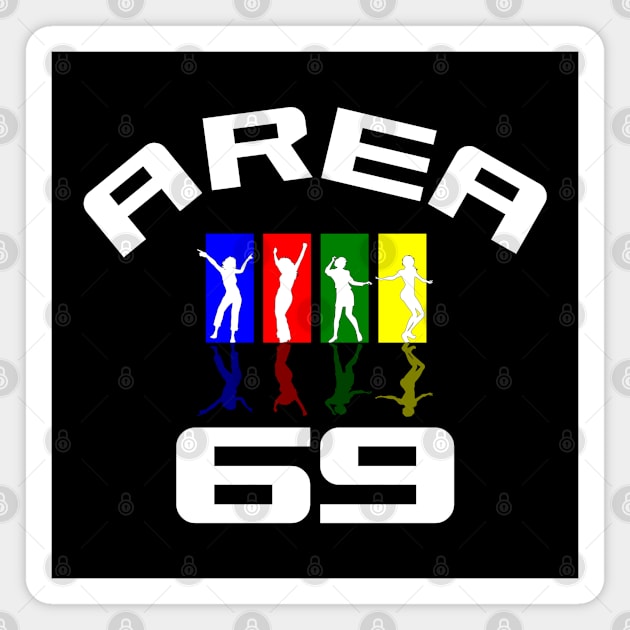 Area 69 Magnet by Boo Face Designs